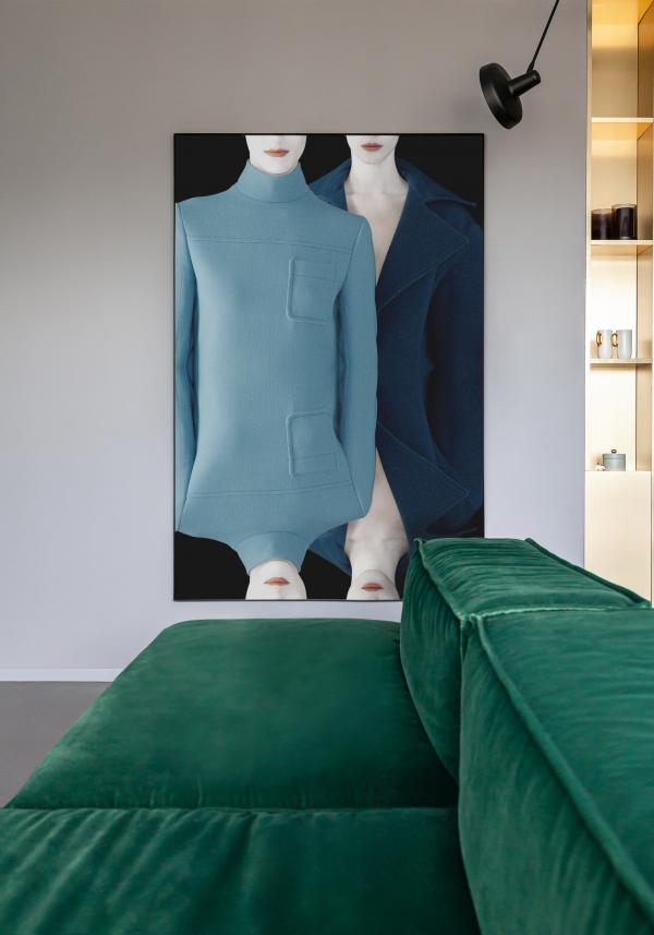 Projekt wnętrza kobiecego apartamentu Evergreen 365, Poznań