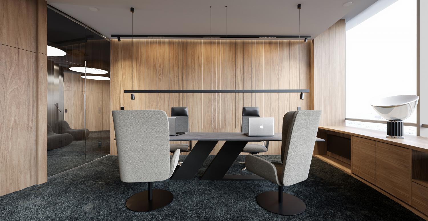 Projekt wnętrz biurowych BB Capital Group